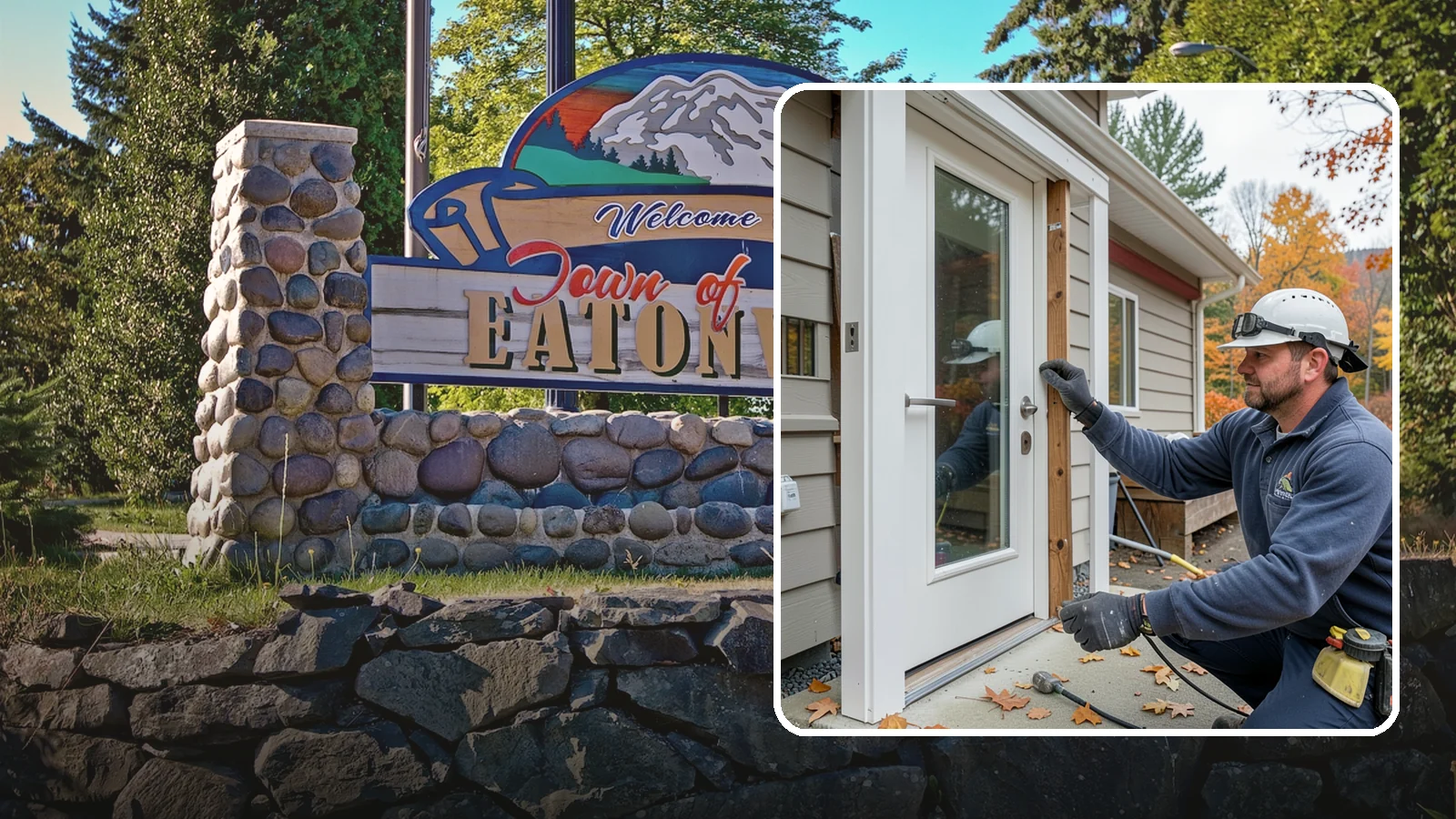 Door Repair in Eatonville, Pierce County, WA - Door repair that fixes sticking, sagging, and drafty doors throughout your home.