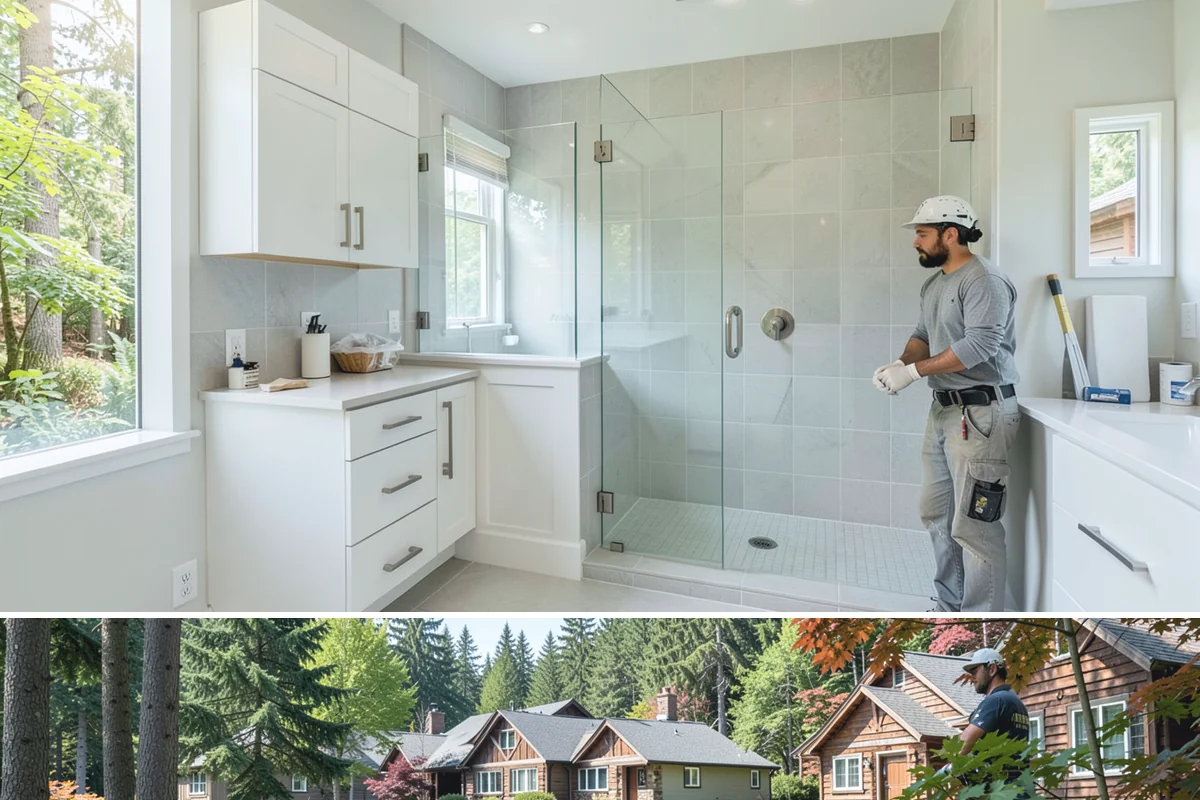 Door Repair in Edgewood, Pierce County, WA - Repairs can be done any time, with drafty doors best addressed before winter.