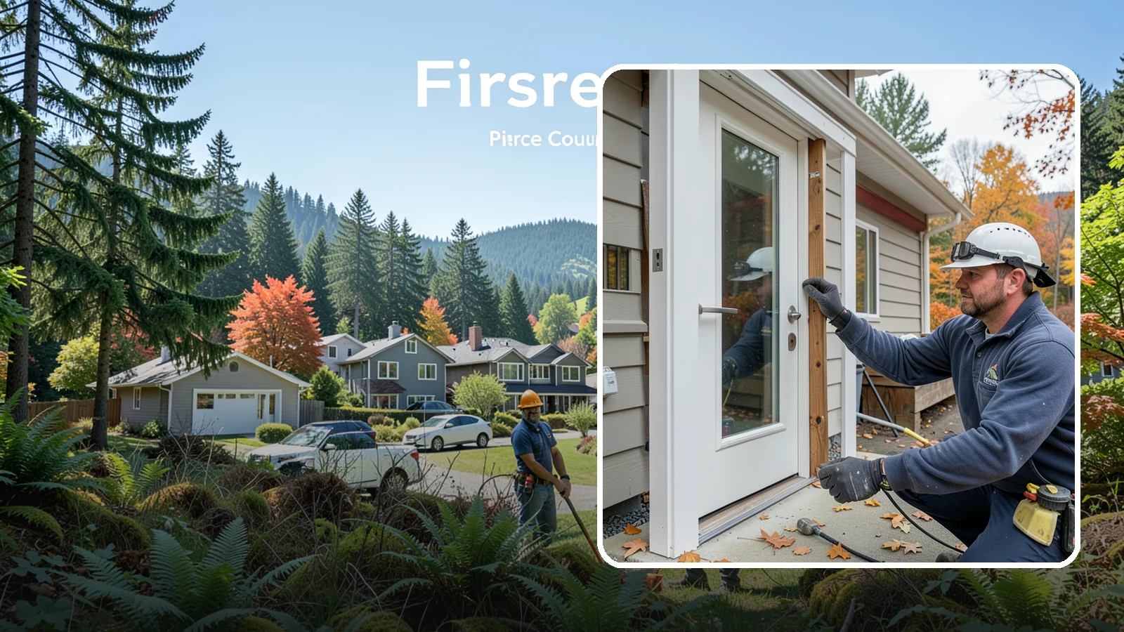 Door Repair in Fircrest, Pierce County, WA - Door repair that fixes sticking, sagging, and drafty doors throughout your home.