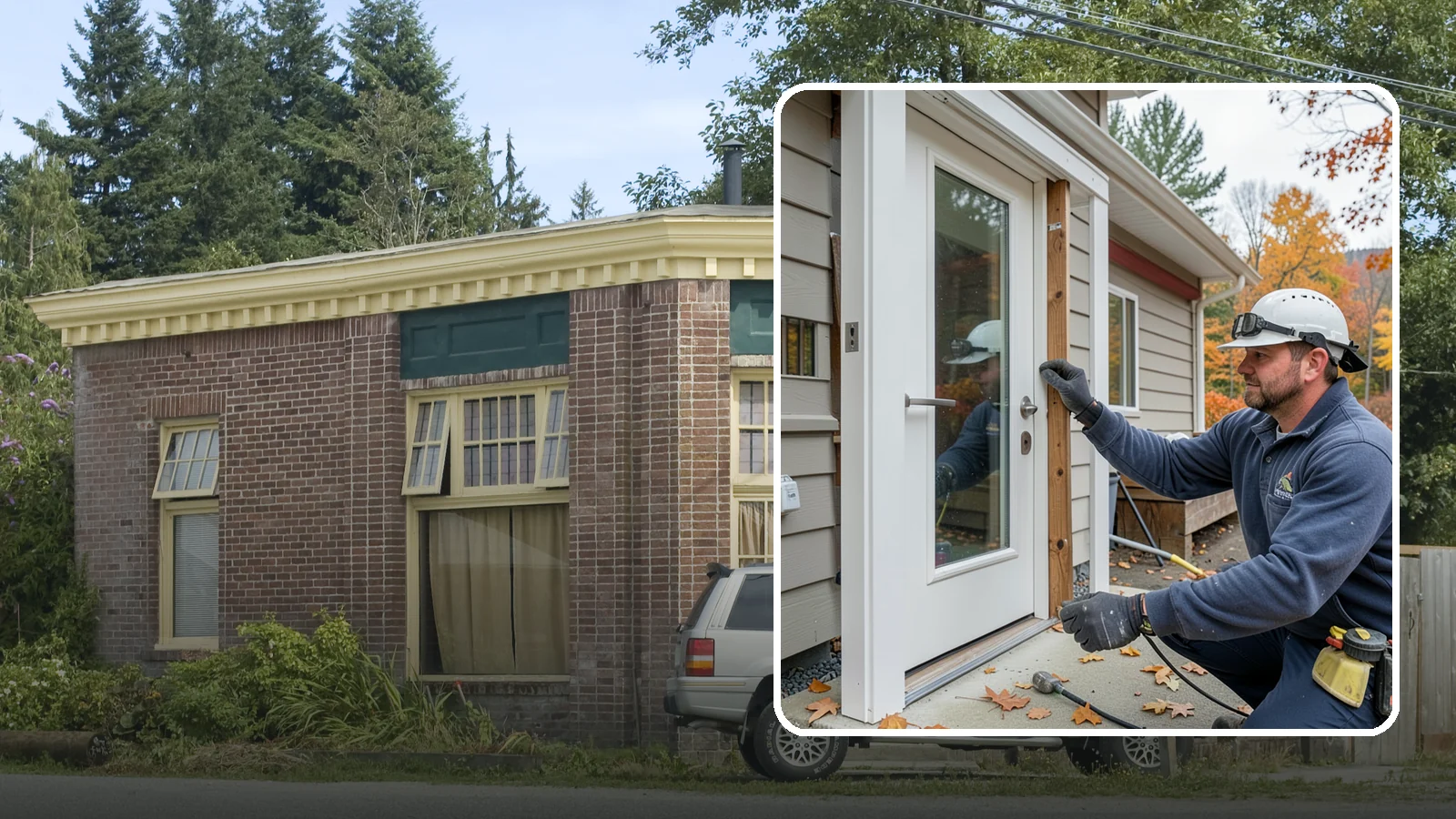 Door Repair in Hamilton, Skagit County, WA - Door repair that fixes sticking, sagging, and drafty doors throughout your home.