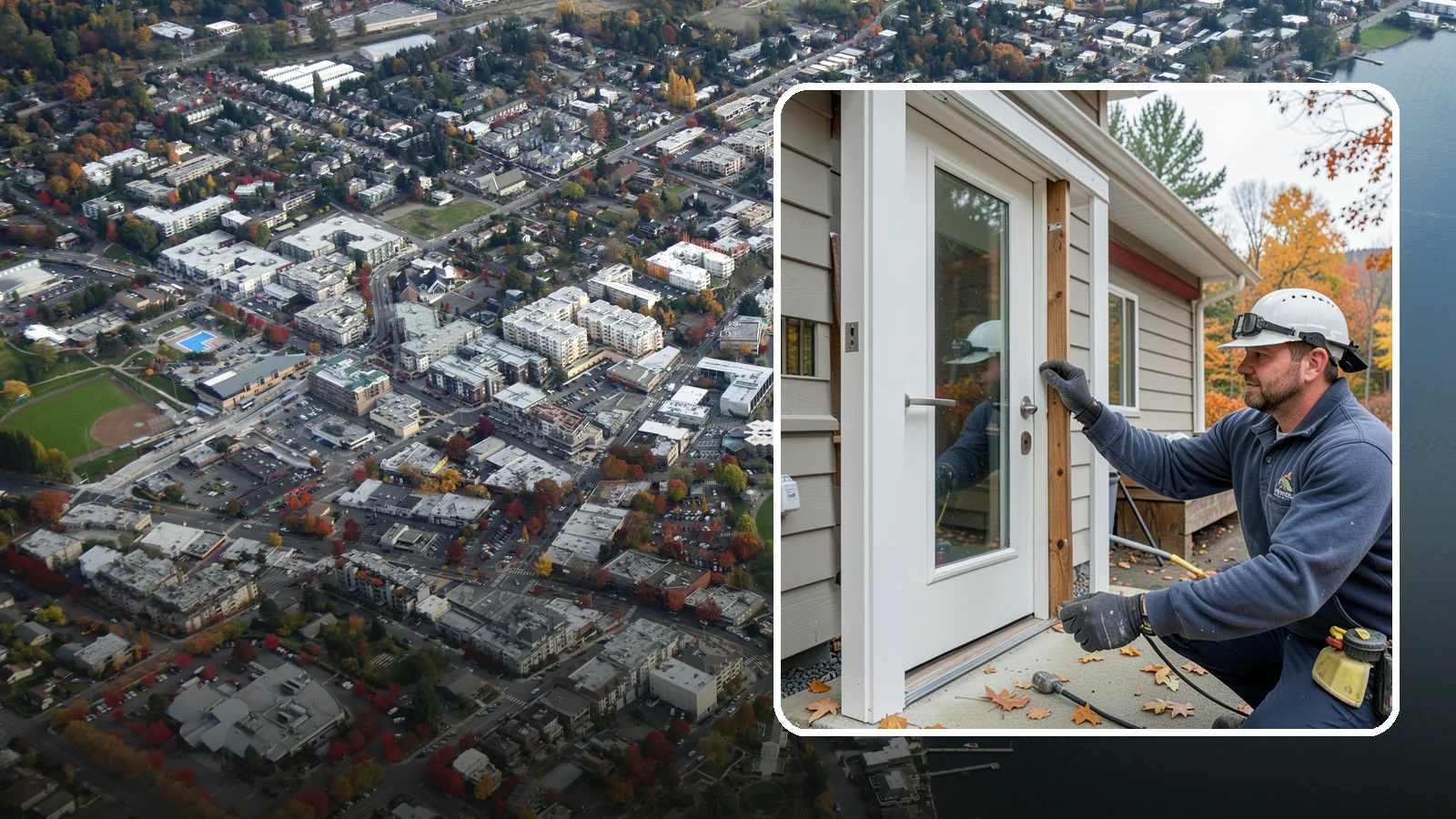 Door Repair in Kirkland, King County, WA - Door repair that fixes sticking, sagging, and drafty doors throughout your home.