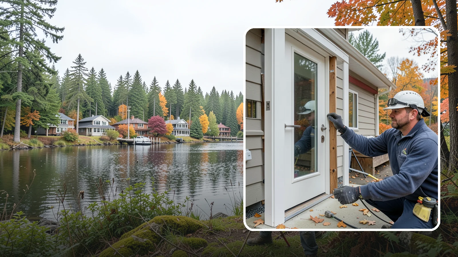 Door Repair in La Conner, Skagit County, WA - Door repair that fixes sticking, sagging, and drafty doors throughout your home.