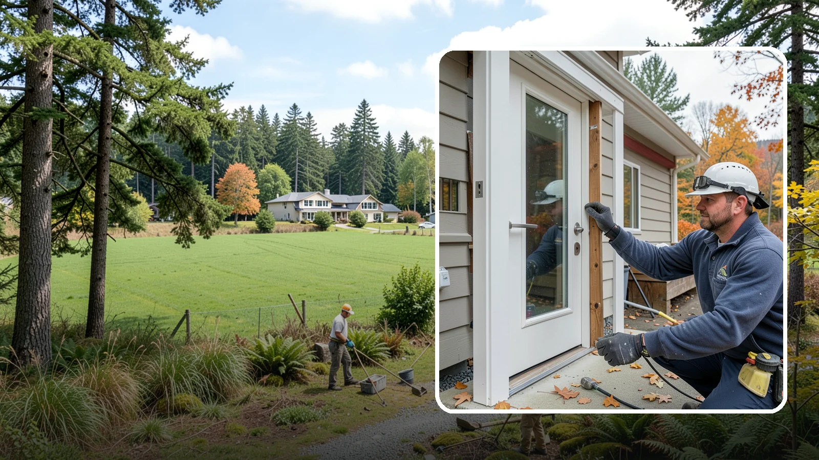 Door Repair in Lyman, Skagit County, WA - Door repair that fixes sticking, sagging, and drafty doors throughout your home.