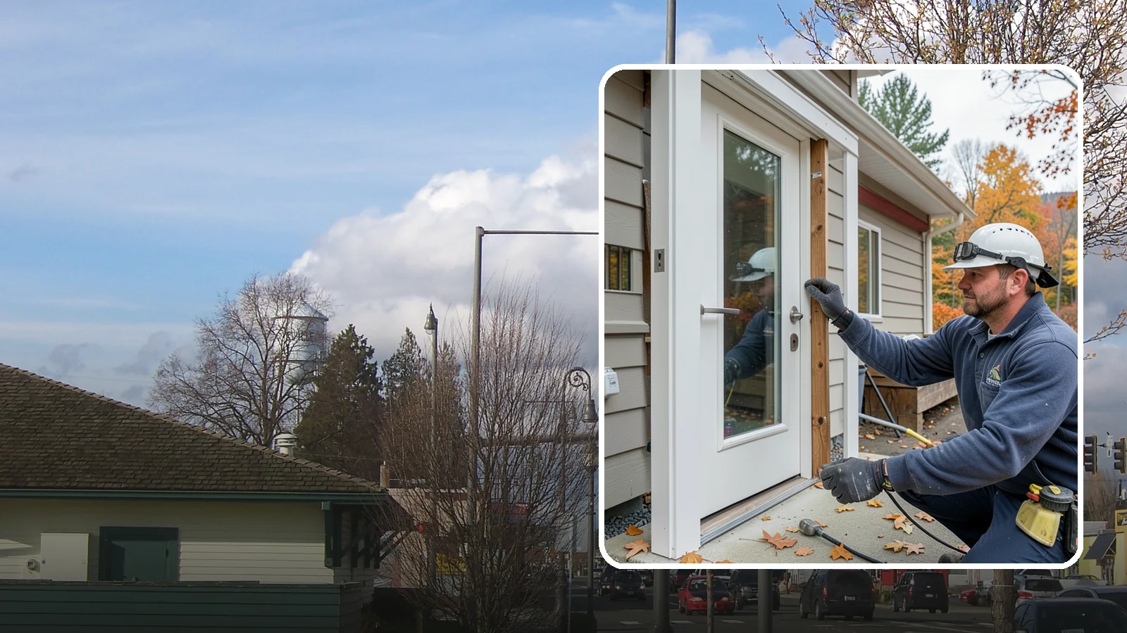 Door Repair in Marysville, Snohomish County, WA - Door repair that fixes sticking, sagging, and drafty doors throughout your home.