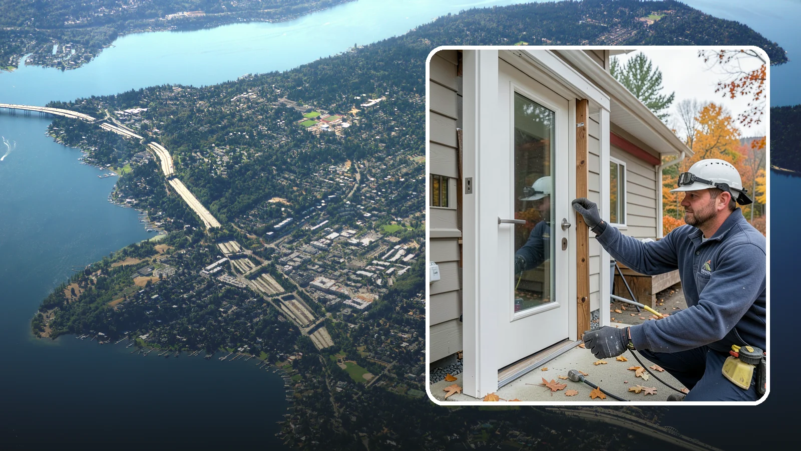 Door Repair in Mercer Island, King County, WA - Door repair that fixes sticking, sagging, and drafty doors throughout your home.