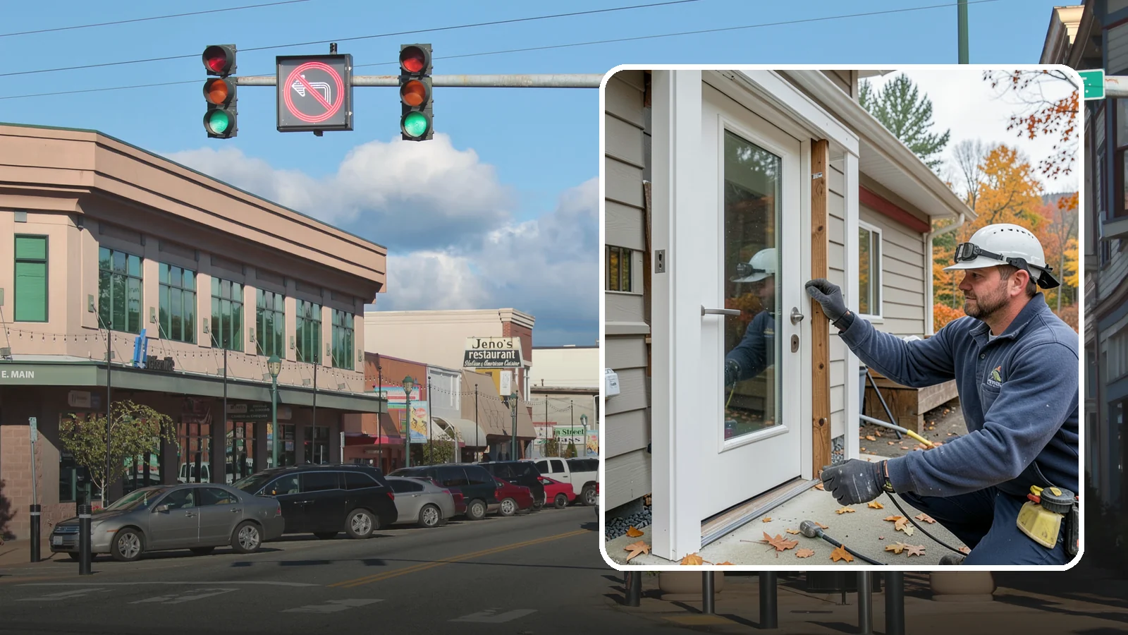 Door Repair in Monroe, Snohomish County, WA - Door repair that fixes sticking, sagging, and drafty doors throughout your home.