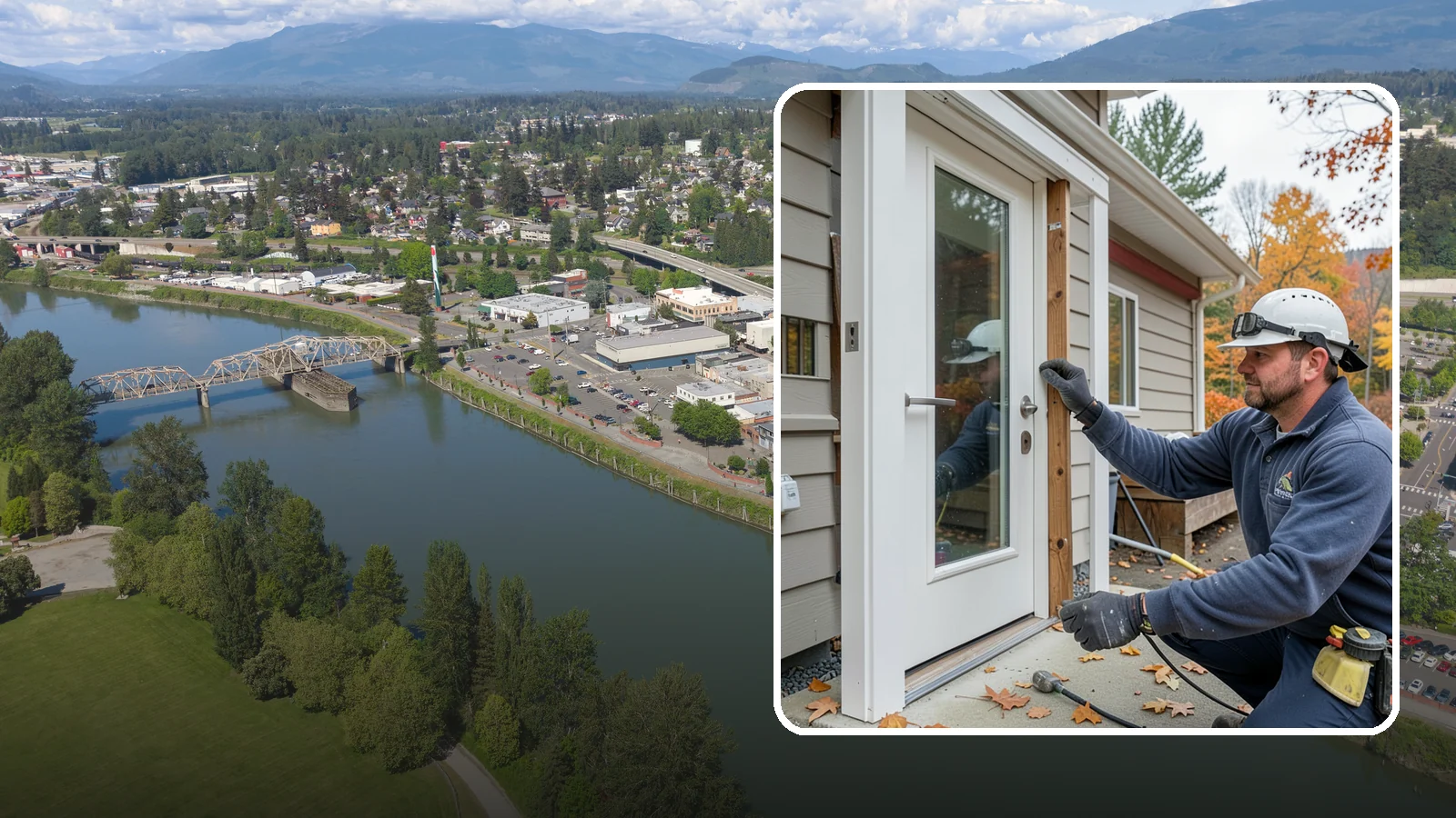 Door Repair in Mount Vernon, Skagit County, WA - Door repair that fixes sticking, sagging, and drafty doors throughout your home.