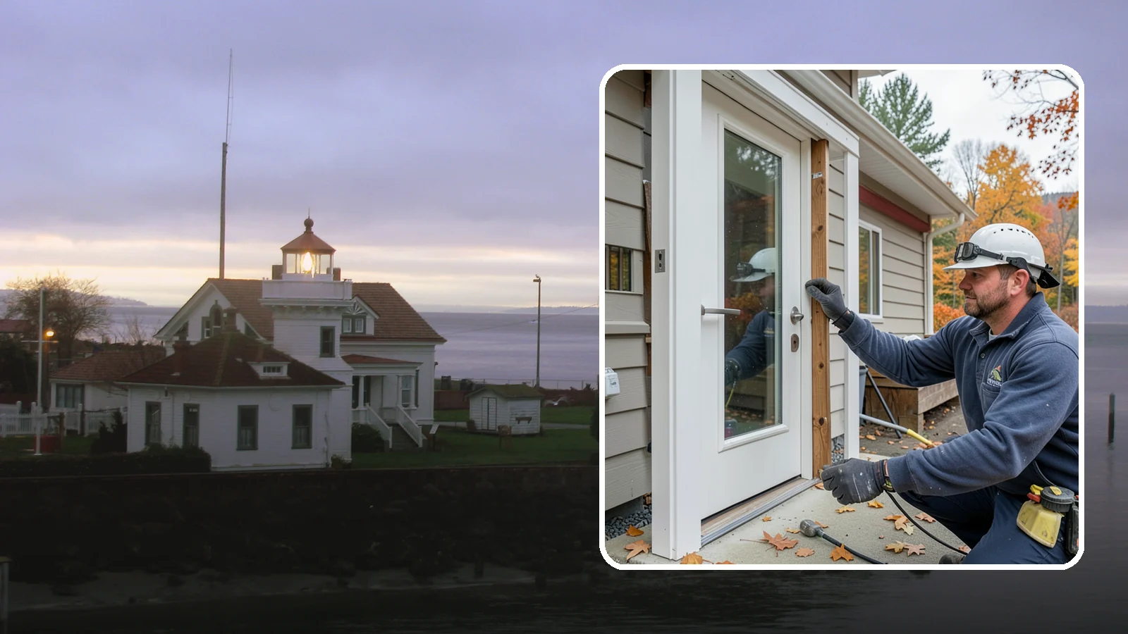 Door Repair in Mukilteo, Snohomish County, WA - Door repair that fixes sticking, sagging, and drafty doors throughout your home.