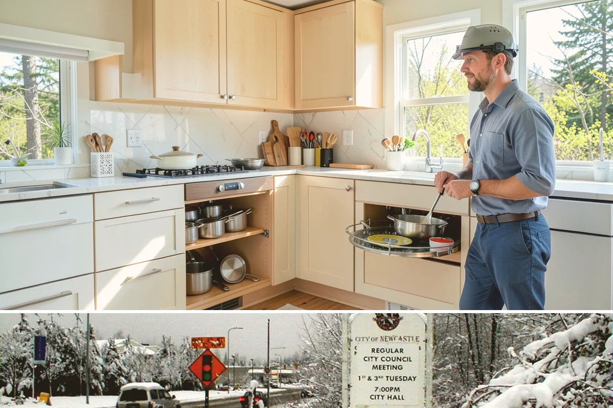 Door Repair in Newcastle, King County, WA - Repairs can be done any time, with drafty doors best addressed before winter.