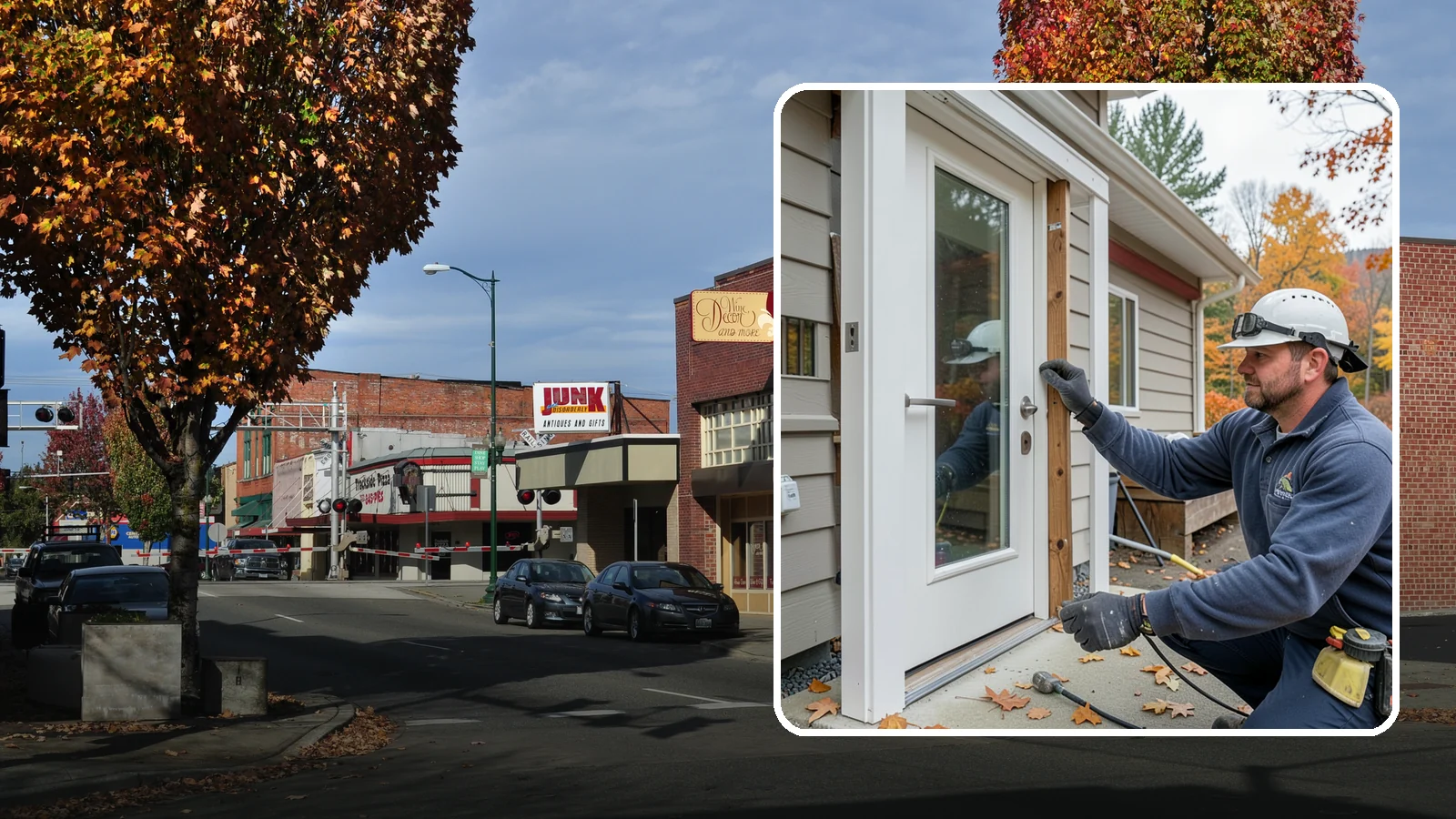 Door Repair in Puyallup, Pierce County, WA - Door repair that fixes sticking, sagging, and drafty doors throughout your home.