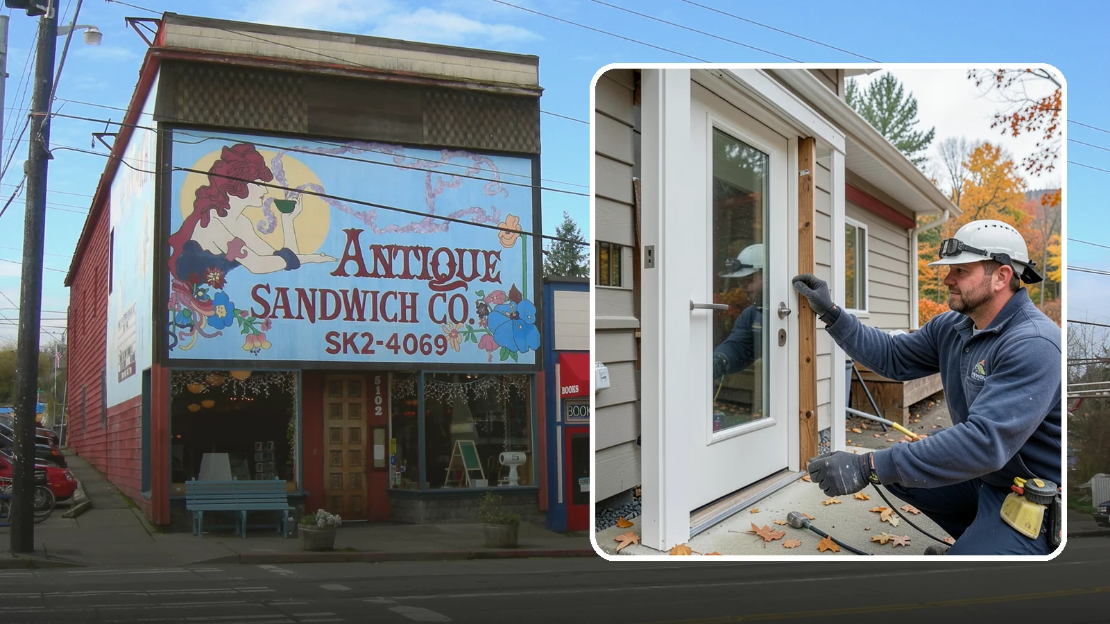 Door Repair in Ruston, Pierce County, WA - Door repair that fixes sticking, sagging, and drafty doors throughout your home.