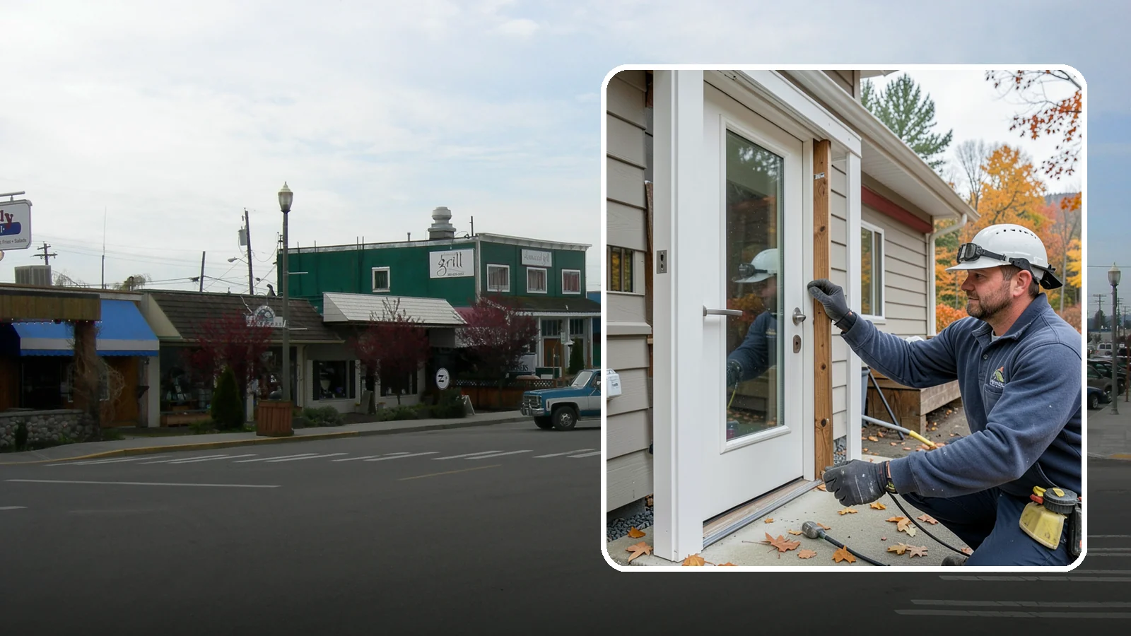 Door Repair in Stanwood, Snohomish County, WA - Door repair that fixes sticking, sagging, and drafty doors throughout your home.