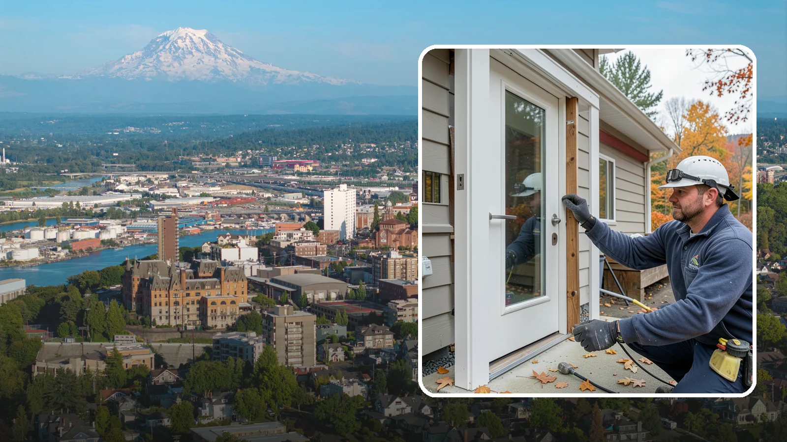 Door Repair in Tacoma, Pierce County, WA - Door repair that fixes sticking, sagging, and drafty doors throughout your home.