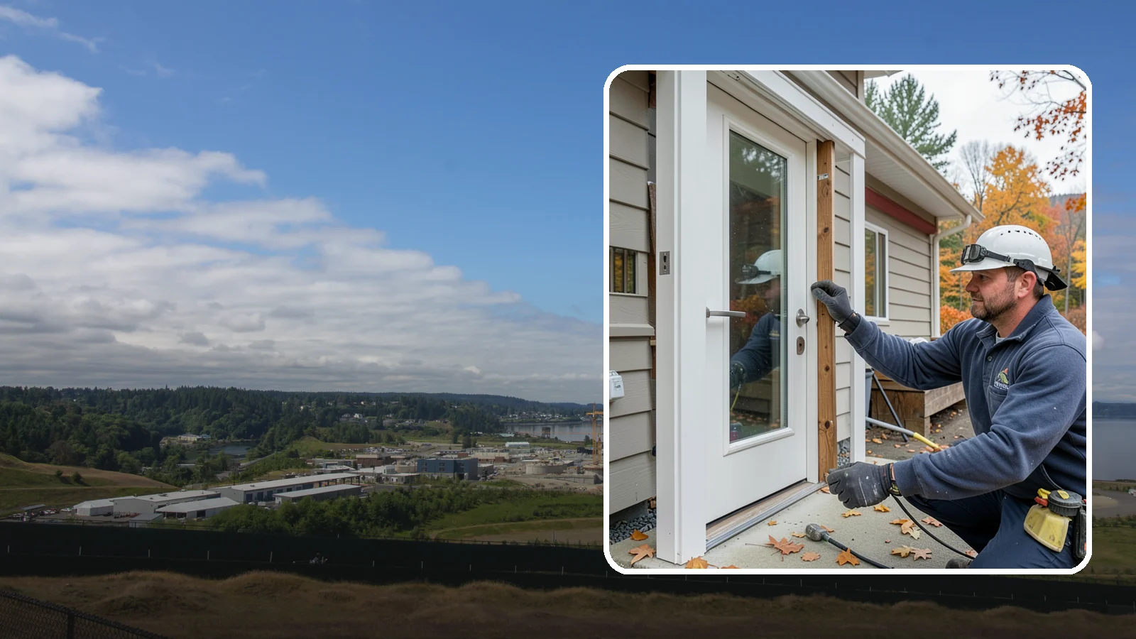 Door Repair in University Place, Pierce County, WA - Door repair that fixes sticking, sagging, and drafty doors throughout your home.