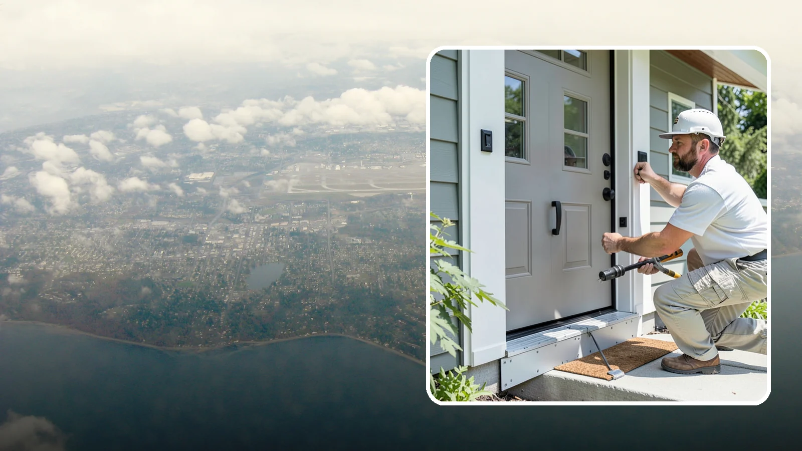Door Threshold Replacement in Burien, King County, WA - Replacement thresholds that reseal your doorway against drafts, water, and wear.