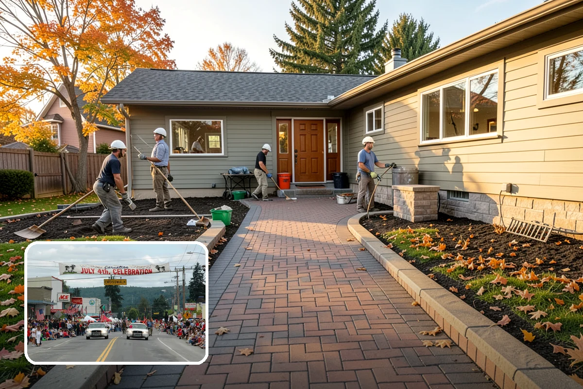 Door Threshold Replacement in Carnation, King County, WA - Eliminated drafts and water leaks at the door