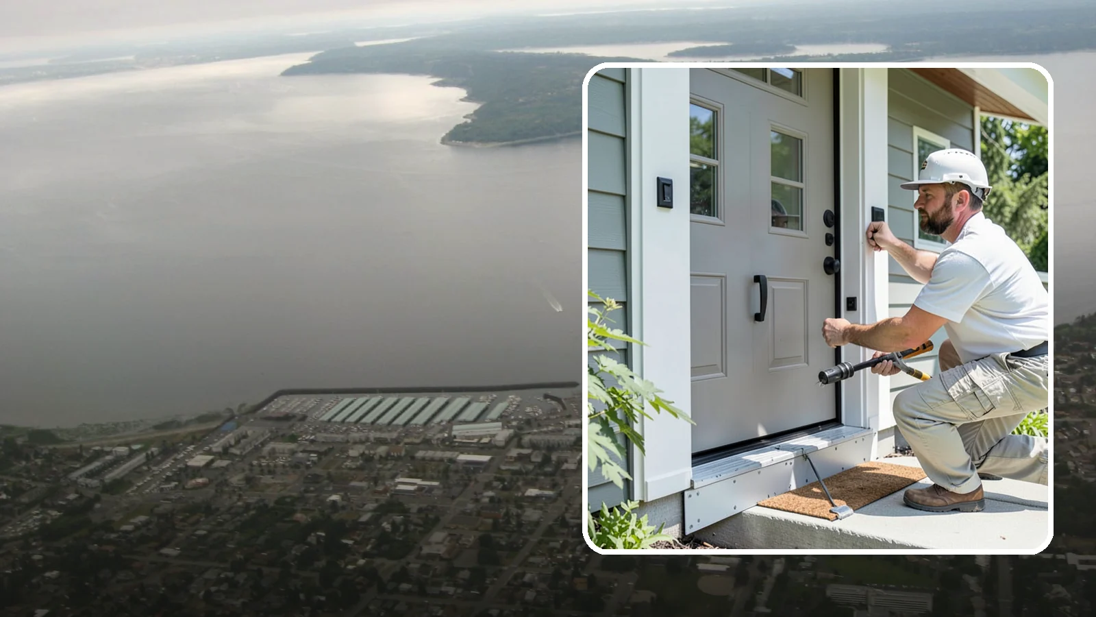 Door Threshold Replacement in Des Moines, King County, WA - Replacement thresholds that reseal your doorway against drafts, water, and wear.