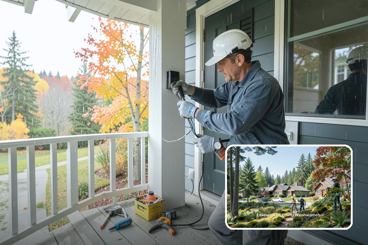 Door Threshold Replacement in Edgewood, Pierce County, WA - Eliminated drafts and water leaks at the door