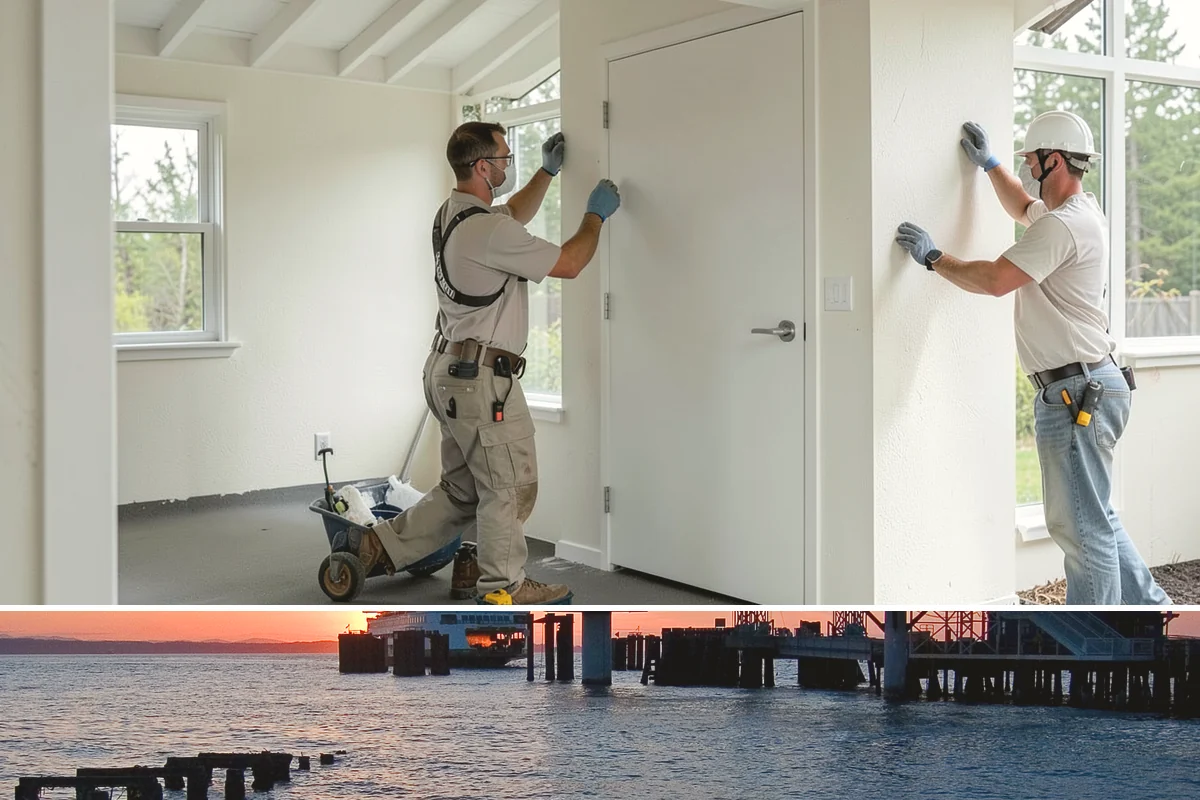 Door Threshold Replacement in Edmonds, Snohomish County, WA - Replacing a threshold before the rainy season guards against winter leaks, though it can be done whenever a draft appears.