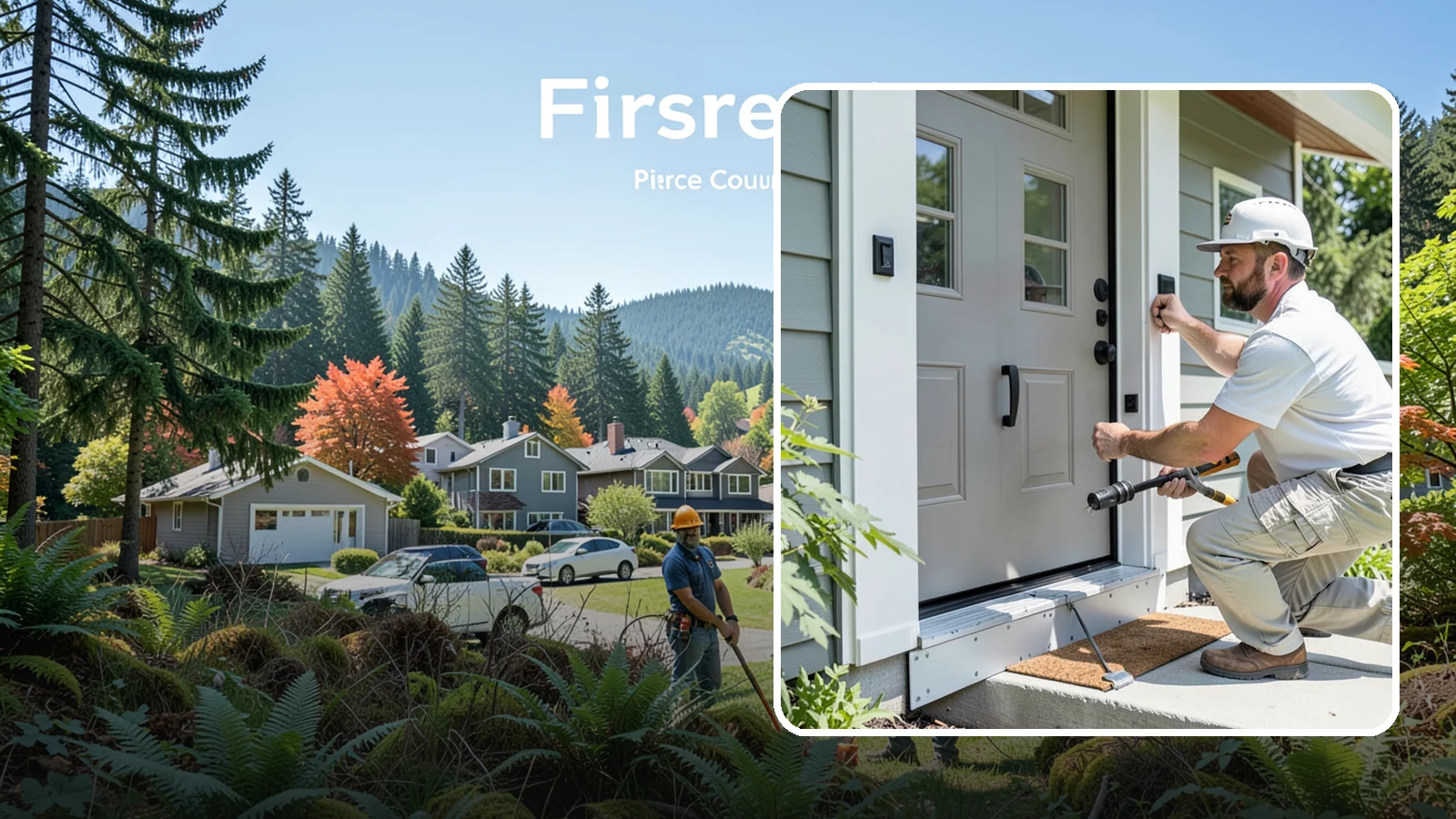 Door Threshold Replacement in Fircrest, Pierce County, WA - Replacement thresholds that reseal your doorway against drafts, water, and wear.
