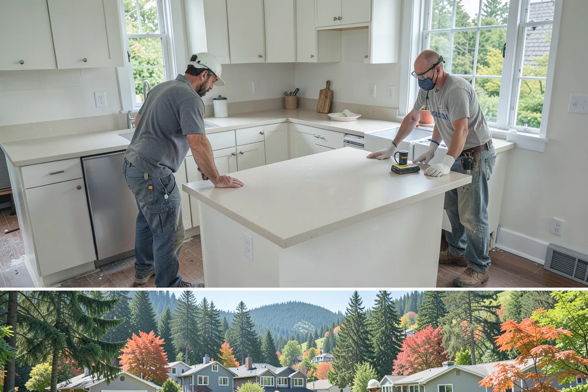 Door Threshold Replacement in Fircrest, Pierce County, WA - Replacing a threshold before the rainy season guards against winter leaks, though it can be done whenever a draft appears.