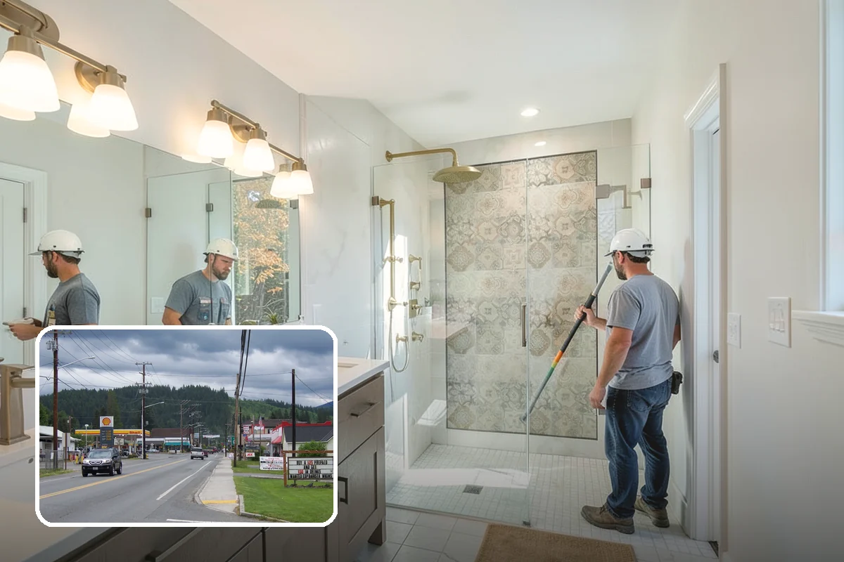 Door Threshold Replacement in Granite Falls, Snohomish County, WA - Eliminated drafts and water leaks at the door