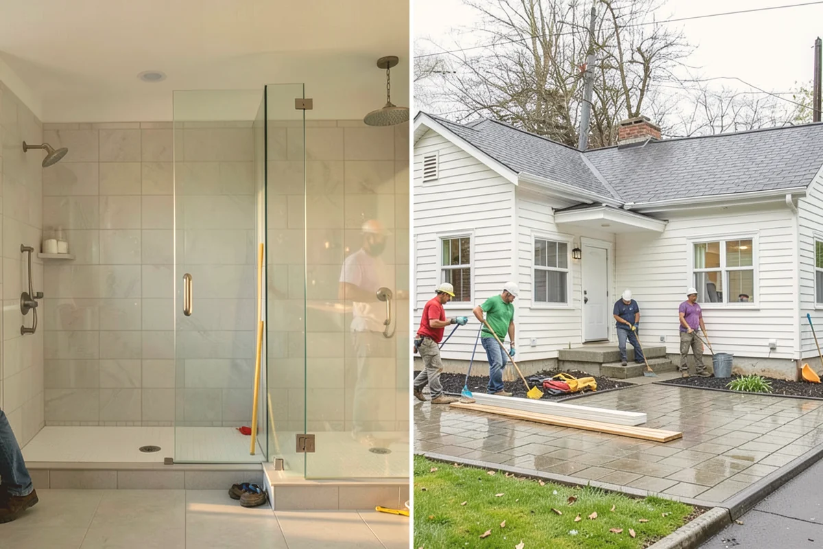 Door Threshold Replacement in Lynnwood, Snohomish County, WA - Remove the old threshold and inspect the sill and subfloor
