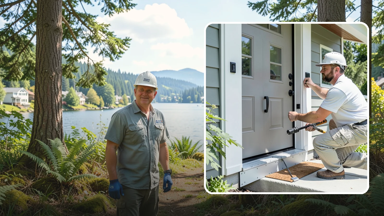 Door Threshold Replacement in Milton, King County, WA - Replacement thresholds that reseal your doorway against drafts, water, and wear.