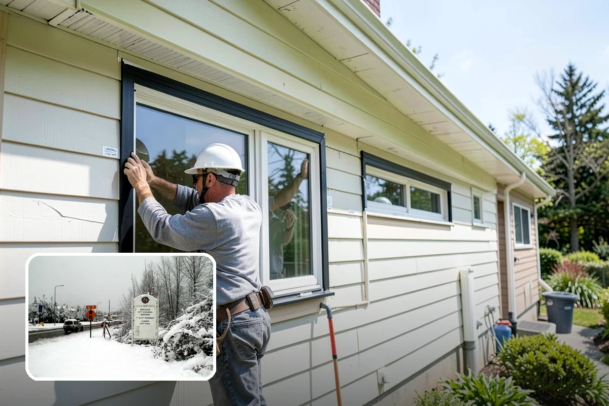 Door Threshold Replacement in Newcastle, King County, WA - Eliminated drafts and water leaks at the door