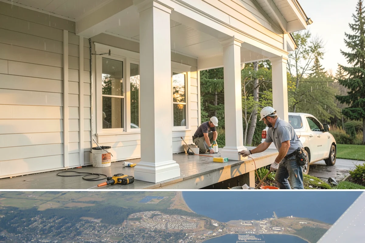 Door Threshold Replacement in Oak Harbor, Island County, WA - Replacing a threshold before the rainy season guards against winter leaks, though it can be done whenever a draft appears.