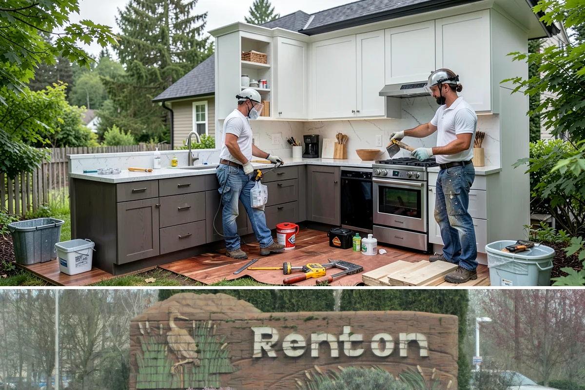 Door Threshold Replacement in Renton, King County, WA - Replacing a threshold before the rainy season guards against winter leaks, though it can be done whenever a draft appears.