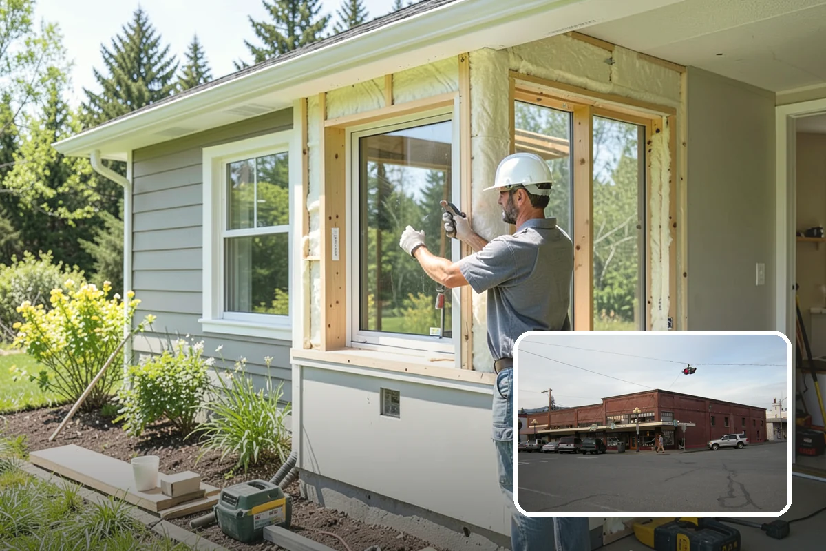 Door Threshold Replacement in Sedro-Woolley, Skagit County, WA - Eliminated drafts and water leaks at the door