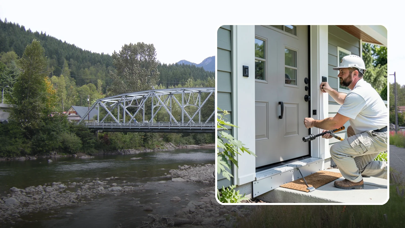 Door Threshold Replacement in Skykomish, King County, WA - Replacement thresholds that reseal your doorway against drafts, water, and wear.