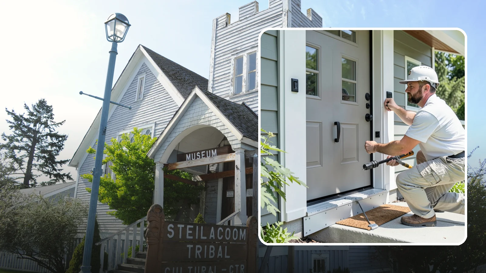 Door Threshold Replacement in Steilacoom, Pierce County, WA - Replacement thresholds that reseal your doorway against drafts, water, and wear.