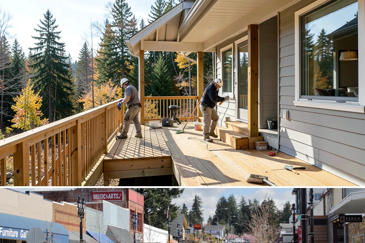 Dormer Addition in Bothell, King County, WA - Opening the roof for a dormer is scheduled for dry summer days to protect the home's interior.