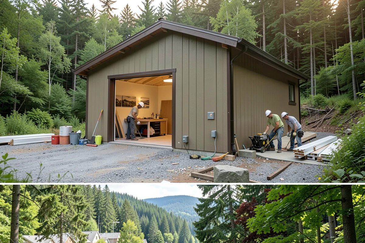 Dormer Addition in Lake Forest Park, King County, WA - Opening the roof for a dormer is scheduled for dry summer days to protect the home's interior.