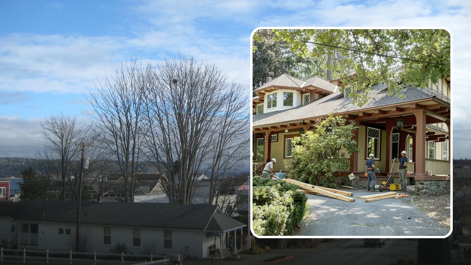 Dormer Addition in Langley, Island County, WA - A dormer addition adds a projecting roofed structure that gains headroom and light in an upper floor or attic.