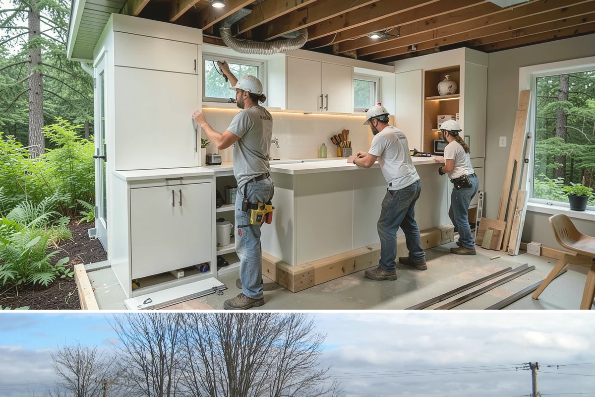 Dormer Addition in Langley, Island County, WA - Opening the roof for a dormer is scheduled for dry summer days to protect the home's interior.