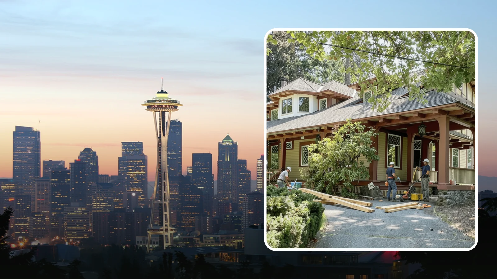 Dormer Addition in Seattle, King County, WA - A dormer addition adds a projecting roofed structure that gains headroom and light in an upper floor or attic.