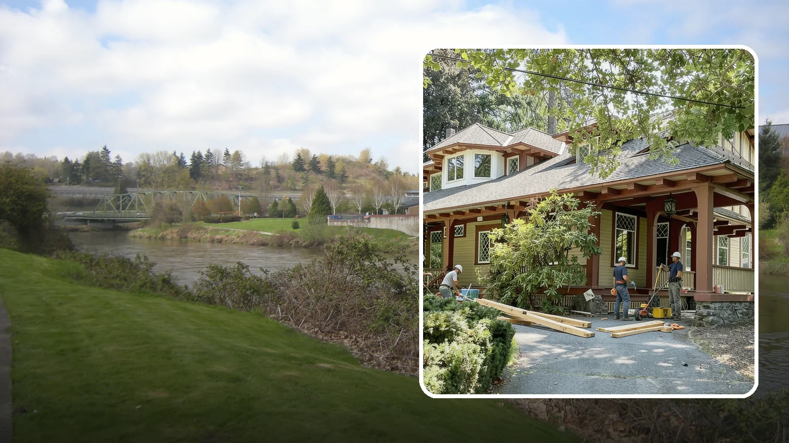Dormer Addition in Tukwila, King County, WA - A dormer addition adds a projecting roofed structure that gains headroom and light in an upper floor or attic.