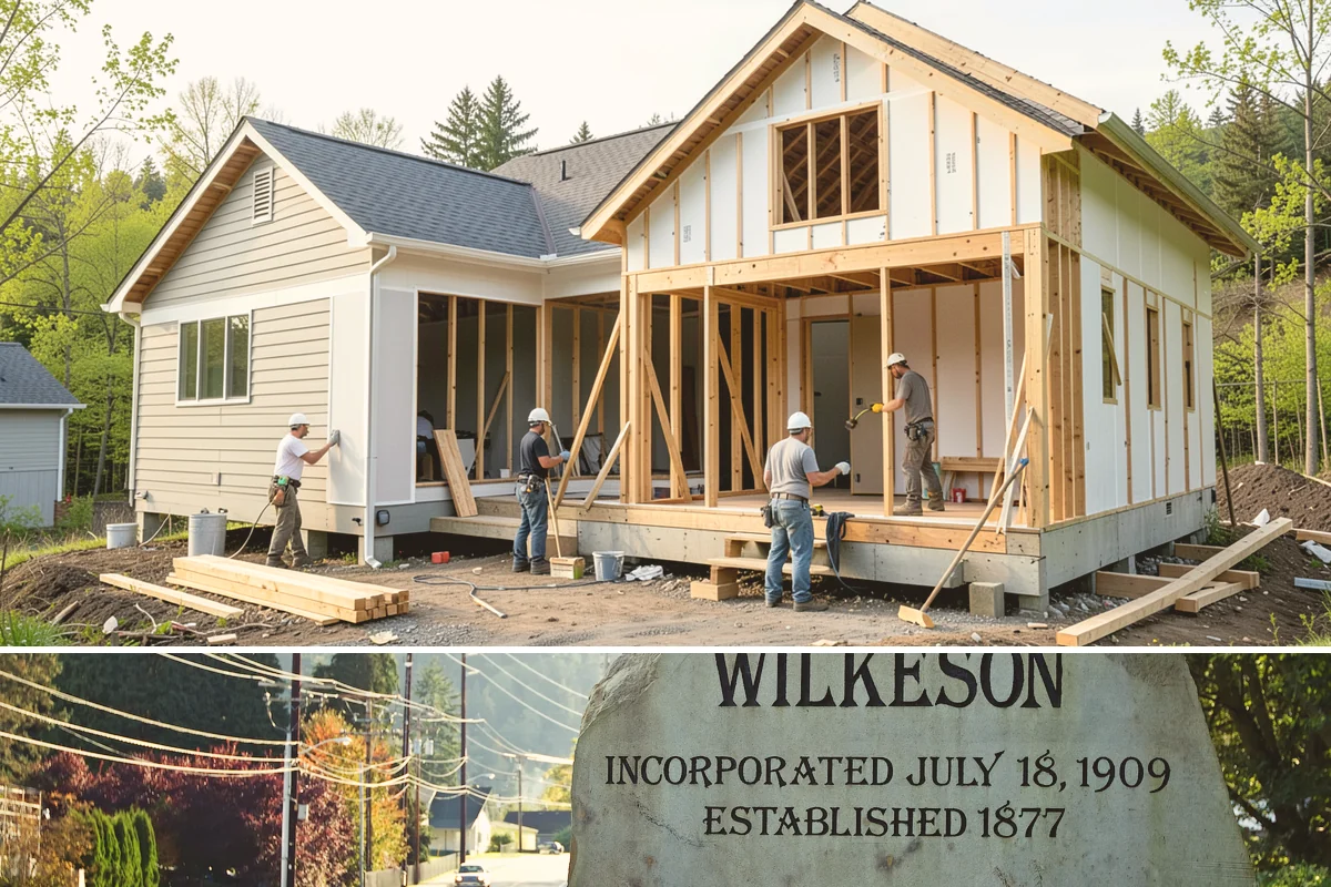 Dormer Addition in Wilkeson, Pierce County, WA - Opening the roof for a dormer is scheduled for dry summer days to protect the home's interior.