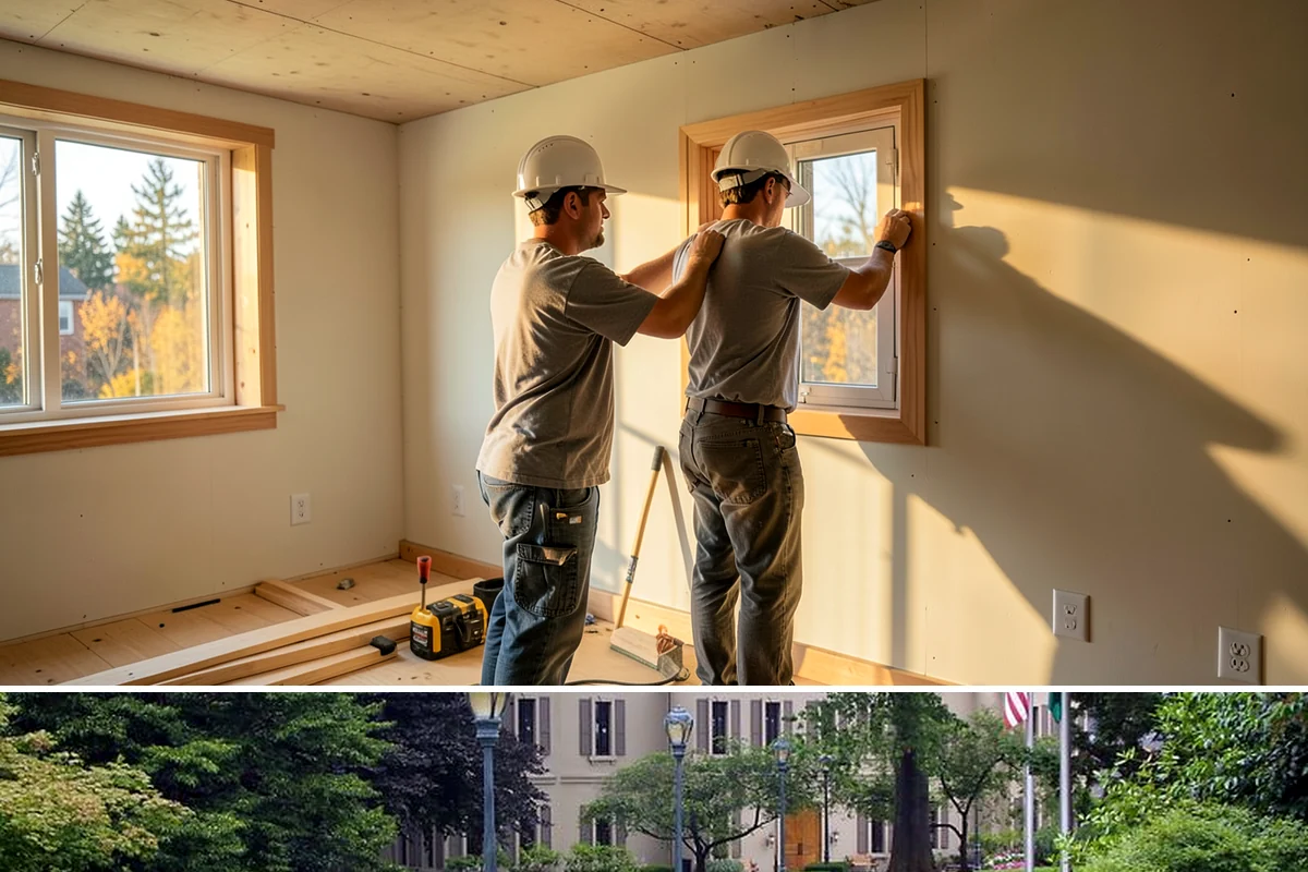 Dormer Addition in Woodinville, King County, WA - Opening the roof for a dormer is scheduled for dry summer days to protect the home's interior.