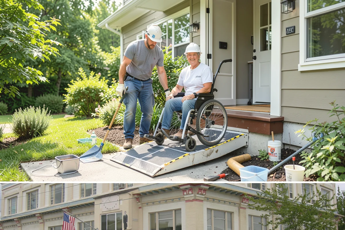 Double Front Door Installation in Anacortes, Skagit County, WA - Drier late-spring through early-fall days are ideal for opening and sealing a wide front entry.