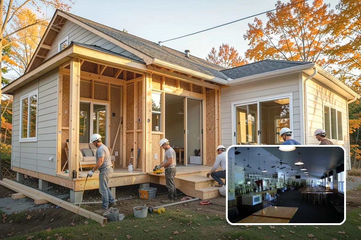 Double Front Door Installation in Black Diamond, King County, WA - Impressive, wide-open grand entrance