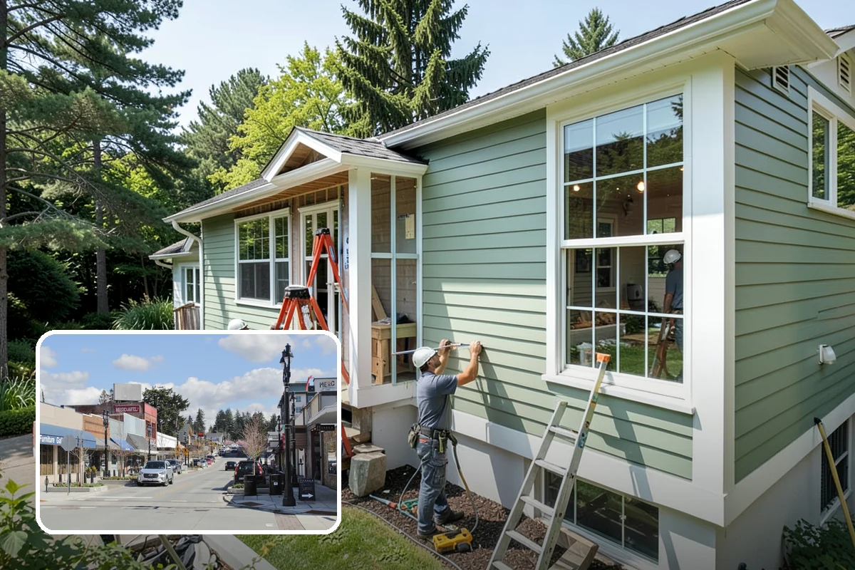 Double Front Door Installation in Bothell, King County, WA - Impressive, wide-open grand entrance