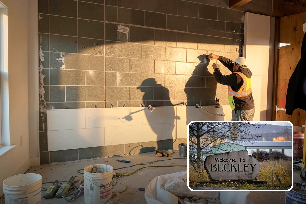 Double Front Door Installation in Buckley, Pierce County, WA - Impressive, wide-open grand entrance