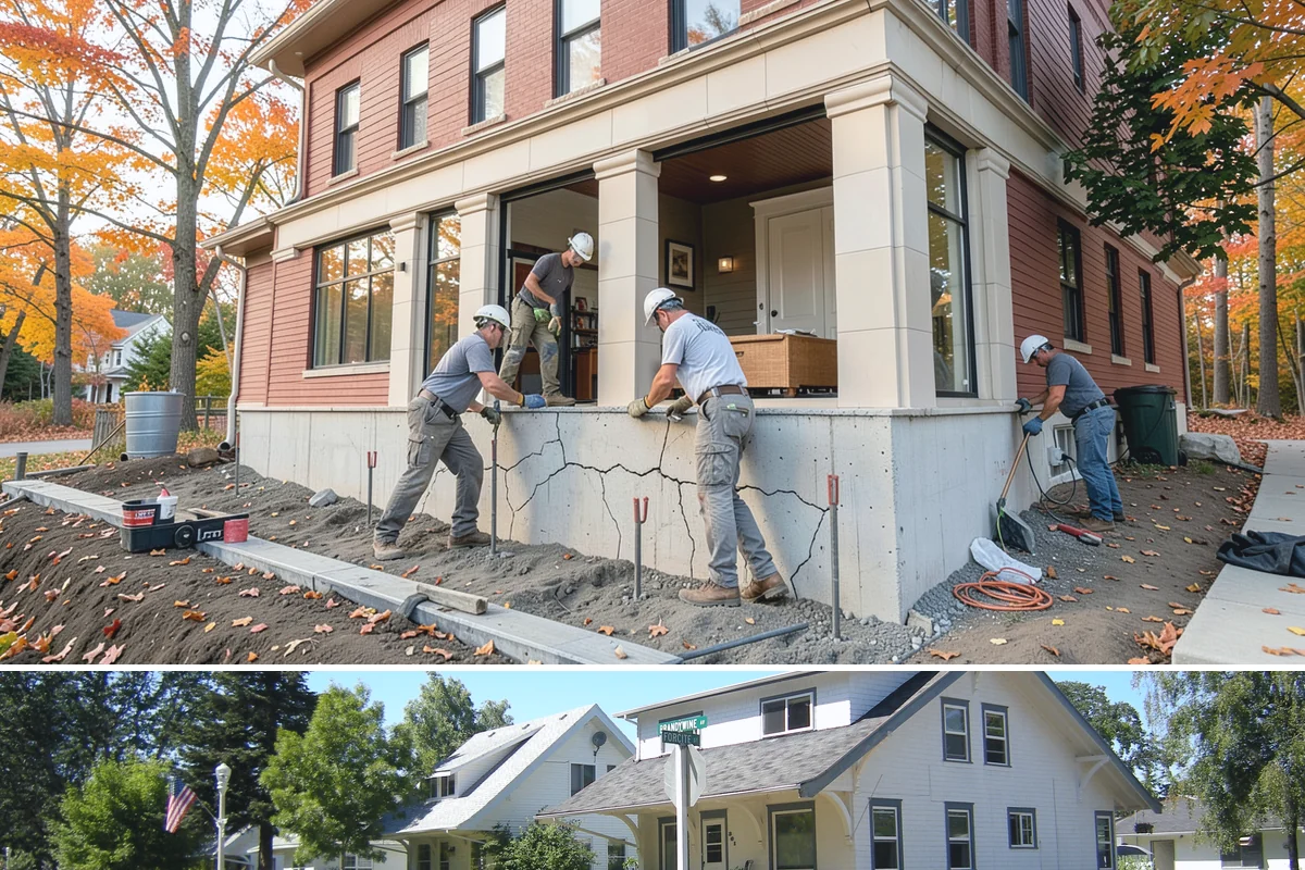 Double Front Door Installation in DuPont, Pierce County, WA - Drier late-spring through early-fall days are ideal for opening and sealing a wide front entry.