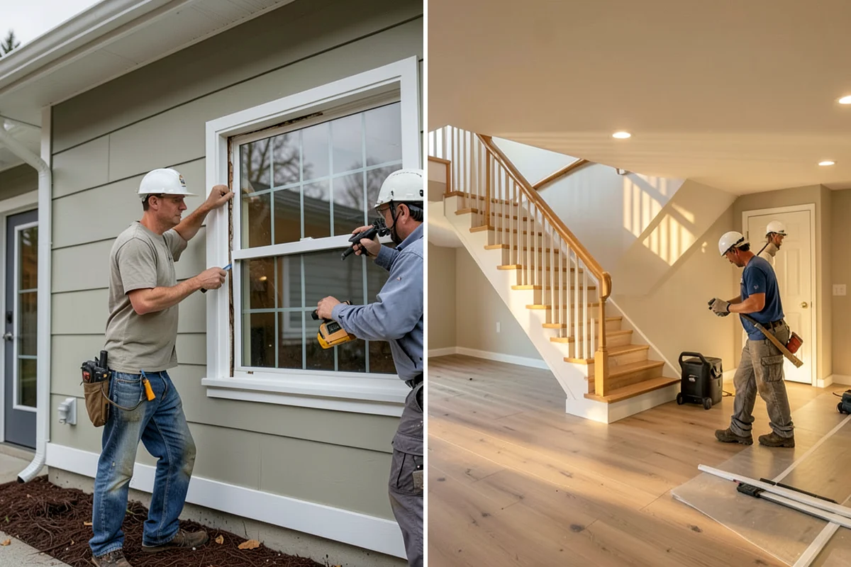 Double Front Door Installation in Enumclaw, King County, WA - Verify the opening width, header, and structural support