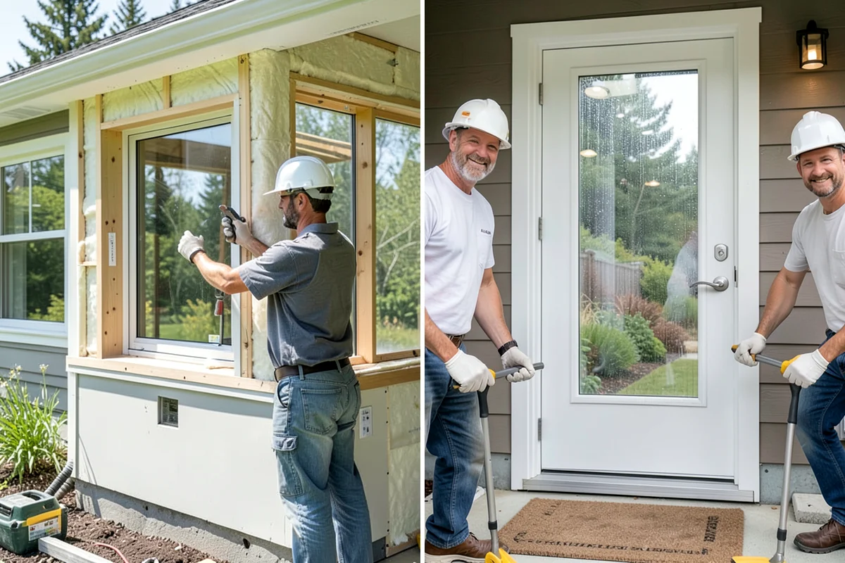 Double Front Door Installation in Lyman, Skagit County, WA - Verify the opening width, header, and structural support