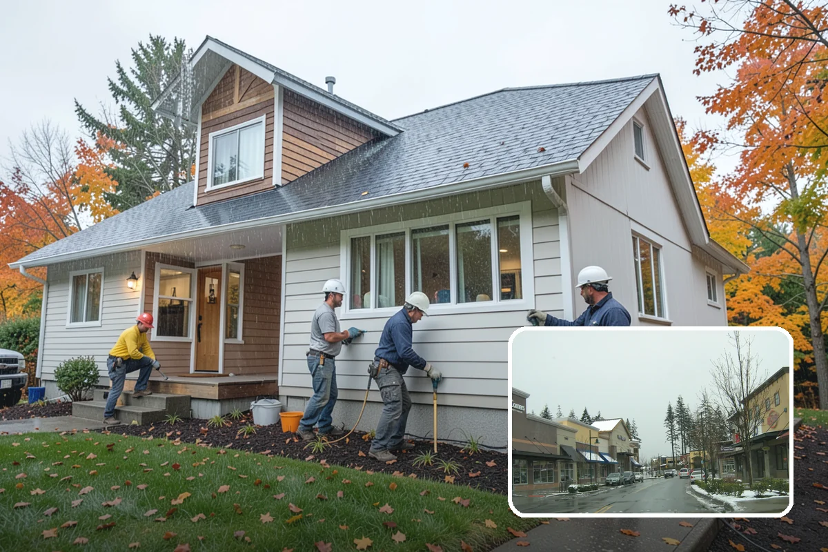 Double Front Door Installation in Mill Creek, Snohomish County, WA - Impressive, wide-open grand entrance